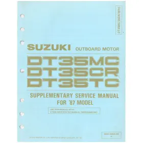 99500-87d07-03e Suzuki Marine Outboard 1986 Dt150/175/200/225 Service Manual