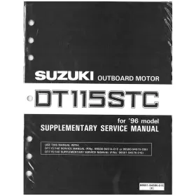 99500-87e00-03e Suzuki Marine Outboard 1989 Dt100/100s/90 Service Manual