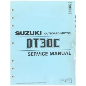 99500-95d00-03e Suzuki Marine Outboard 1988 Dt30c Service Manual