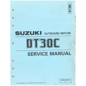 99501-94430-03e Suzuki Marine Outboard 1989 Dt40mc/40cr/40cr/40tc Supplementary Service Manual