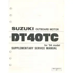 99501-94450-01e Suzuki Marine Outboard 1994 Dt40tc Service Manual