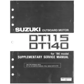 99501-94550-03e Suzuki Marine Outboard Supplementary Service Manual
