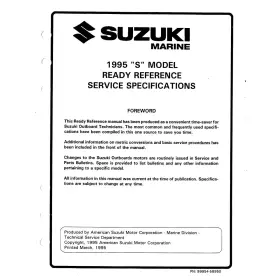 99954-32004 Suzuki Marine Outboard Reference Manual