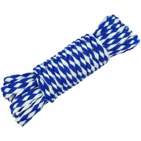 T9t-eco53461dp T-h Marine 15ft Length Pp 3/8 Inch Thickness Hollow Braided Blue/white Uv Resistant Utility Line