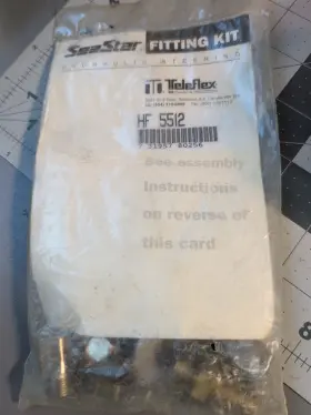 Hf5512 Teleflex Marine Bulkhead Fitting Kit Oem New