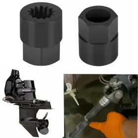 91-56775t Tk-auto Tkqp1114 Drive Shaft Adapter For Mercury Sierra 18-9854 Glm90220 Mallory 979809