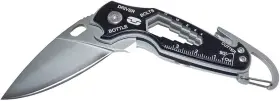 True Utility Knf-0013 Smartknife 7 In 1 Multi Tool Pocket Knife With Carabiner &