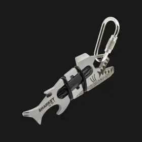 True Utility Tol-0001 Sharkey 12 In 1 Multi Tool With Keyring Attachment &