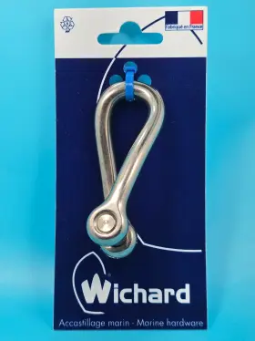 Wichard 1424w Screw Lock Shackle 5/16 Inch Twisted Type Long With Pin 59x16 Mm
