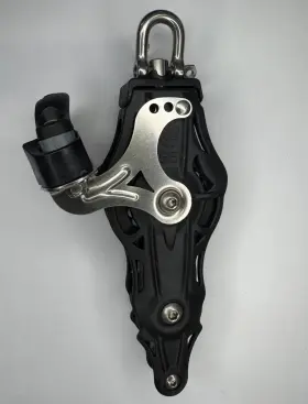 74408 Wichard 55mm Ball Bearing Fiddle Block With Becket Cam And Swivel. List Price 208