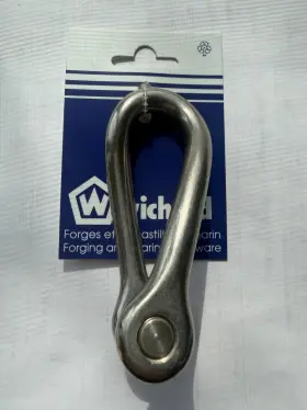 Sr1425 Wichard Twisted Type Long Shackle With Captive Pin 10mm 13/32 Inch Part 1425