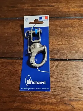 Sr2474-sb Wichard Snap Shackle With Swivel Eye Fork 70mm