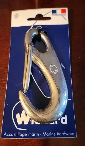 Sr2482-sb Wichard Stainless Steel Snap Hook 100 Mm Long 3 15/16 Inch