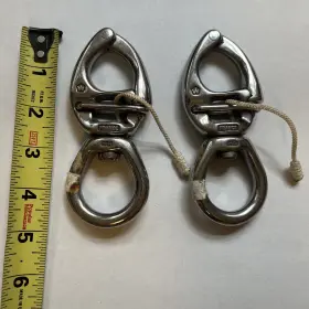 Sr2776-sb Wichard Quick Release Snap Shackle With Large Swivel Eye 120mm Quantity 2