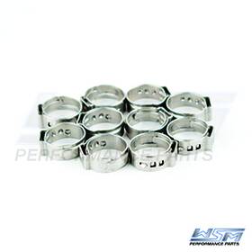 Wsm 13-162-42 Hose Clamp Oetiker 013.7mm-016.2mm 10 Pack 855697 888988028 8m0204696
