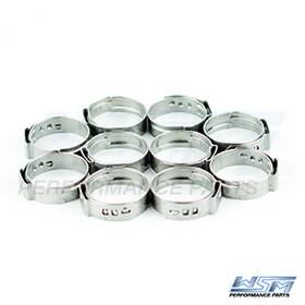 Wsm 13-162-56 Hose Clamp Oetiker 019.4mm-022.6mm 10 Pack 54-888988019