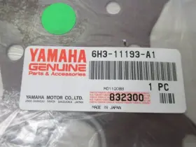 6h3-11193-a1 Yamaha A26 Genuine Head Cover Gasket Oem New Factory Boat Parts #3