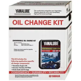 Lub-smbcg-kt-02 Yamaha 2 And 3 Cylinder Snowmobile Semi-synthetic Oil Change Kit
