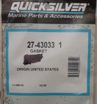New Quicksilver 27-430331 Gasket Mercruiser Mercury Sportjet Force. Fixed Price $14.91.