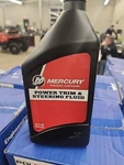 Mercury Quicksilver Power Trim And Tilt Hydraulic Steering Fluid Qt 92-858075K01. Fixed Price $16.57.