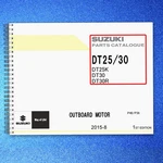 Suzuki DT25 DF30 Outboard Parts Catalogue Manual - Wire Closure Thick Jacket. Fixed Price $22.13.