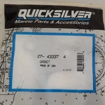 New Mercury Quicksilver Oem Gasket # 27-43337. Fixed Price $7.99.