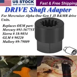 Drive Shaft Adapter For Mercury Mercruiser Alpha Gen 90220 18-9854 91-56775T. Fixed Price $22.50.