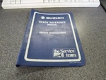 Suzuki Ready Reference Service Specifications Manual 1991 Model 99954-58910. Fixed Price $12.99.