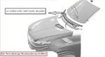 Windshield Wiper Cowl Grille Vent Panel Oem 2024 Volvo S60 32314712. Fixed Price $90.00.