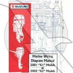 Suzuki Outboard Marine 2001/2002 K1/K2 Wiring Diagram Manual 99954-54002. Fixed Price $13.99.