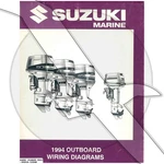 Suzuki Outboard Marine 1994 Wiring Diagram Manual 99954-53940. Fixed Price $14.99.