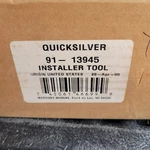 Quicksilver Part # 91-13945 Bearing Installer Tool. Fixed Price $30.00.