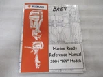 Suzuki Marine Outboard K4 Models Reference Manual P/n 99954-32004. Fixed Price $8.15.