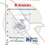 Suzuki Outboard Marine 1992 Technical Update Manual 99954-51920. Fixed Price $11.99.