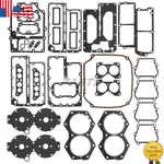 For Omc Johnson Evinrude 90, 115 Hp V4 Crossflow Power Head Gasket Kit 439085. Fixed Price $20.99.