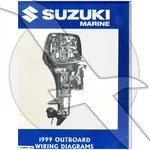 Suzuki Outboard Marine 1999 Wiring Diagram Manual 99954-53990. Fixed Price $14.99.