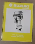 Used Suzuki Outboard 1996 Wiring Diagram Manual Part # 99954-53960. Fixed Price $13.00.