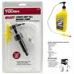 Hyper Tough Quart Lower Unit Fill Marine Pump Adapter Fits Most Motors No Mess. Fixed Price $7.39.