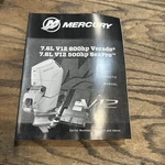 2024 Mercury 7.6L V12 600 Verado 500HP Seapro Diagnostic Manual 90-8M0217810. Fixed Price $50.00.