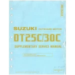Suzuki Outboard Marine 1989 DT25C/30C Supplementary Service Manual. Fixed Price $14.99.