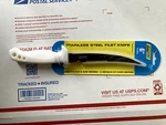 Seachoice 6" (15.24CM) Stainless Steel Filet Fishing Knife, Locking Sheath 87101. Fixed Price $10.50.
