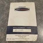 Mercury Quicksilver 27-39401 Gasket Oem Nos. Fixed Price $11.20.