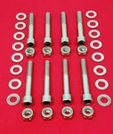 Honda TRX450R 450ER 400EX 400X 300X 300EX Polished Stainless A-arm Bolt Kit Set. Fixed Price $35.95.