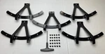 Kmc Xd Series Gloss Black Wheel Inserts 22X10 W/screws (set Of 5) 827SS220-GB. Fixed Price $44.64.