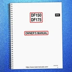 Suzuki Outboard DF150 DF175 Owners Manual - Steel Loop Bound Protective Jacket. Fixed Price $17.67.
