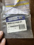 Brp Omc Johnson Evinrude 5005844 Nipple And O-ring Kit Oem. Fixed Price $12.47.