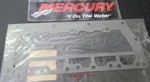 G45 Mercury Quicksilver 27-37277 Baffle Plate Gasket Oem New Factory Boat Parts. Fixed Price $10.60.