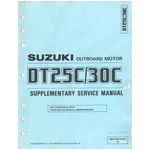 Suzuki Outboard Marine 1990 DT25C/30C Supplementary Service Manual. Fixed Price $14.99.