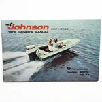 Vintage 1973 Johnson Sea Horse Boat Motors Owners Manual 6R73 6RL73 Waukegan Il. Fixed Price $19.99.