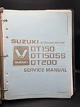 Suzuki DT200 DT150 & Super Outboard V6 Motor Shop Service Repair Manual. Fixed Price $99.99.